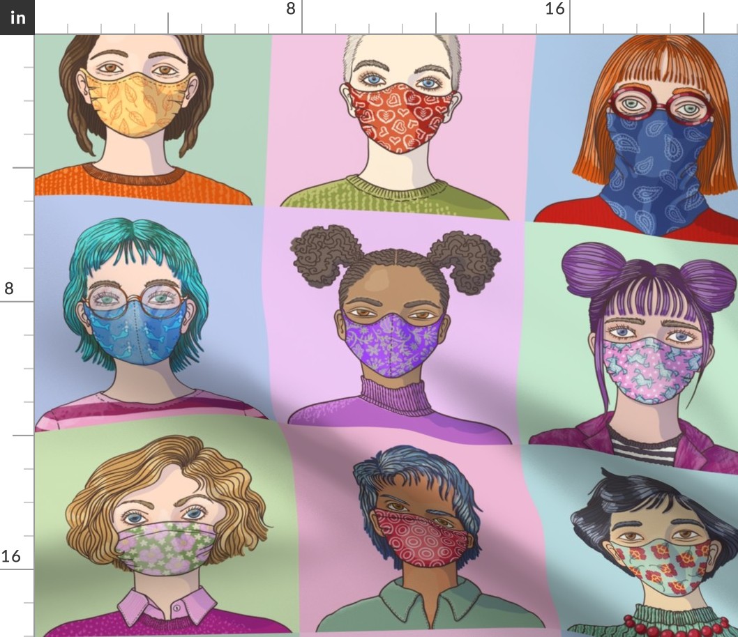 Face Mask Fashion - Large