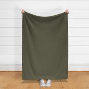 Green Solid Color - Dark Military Green / Olive Green