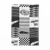 Dirt Track Racing/Dirt Track Life #19 (Modified Model) - Wholecloth Cheater Quilt