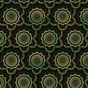 Emerald mandala