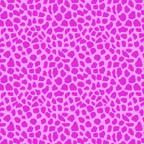giraffe print - animal print - bright pink