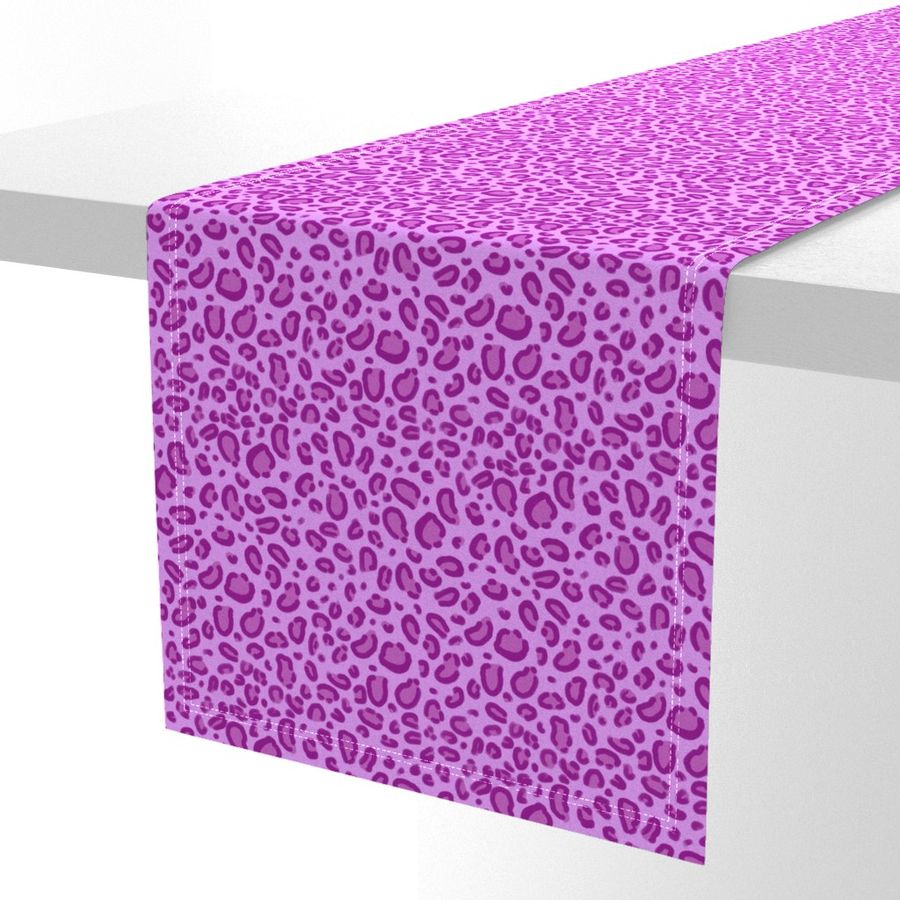 leopard print - purple animal print fabric