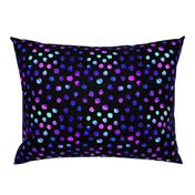 galaxy spots fabric - neon brights fabric - black