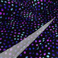 galaxy spots fabric - neon brights fabric - black