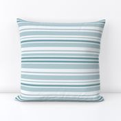 Skyline Stripe Malibu Blue Teal Regular Scale