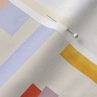 Abstract Color Blocking - Cream