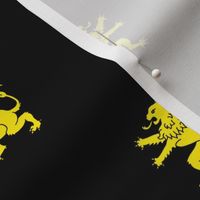 Sable, a lion rampant Or