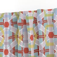 Festive plaid party table cloth 