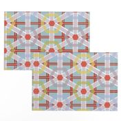 Festive plaid party table cloth 