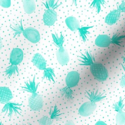 Mint candy pineapples for sweet summer