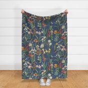 Dragonfly Garden Faded Navy // x-large