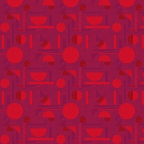 Red Speckled Abstract