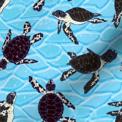 Sea Turtle Hatchlings WWF by Artfulfreddy