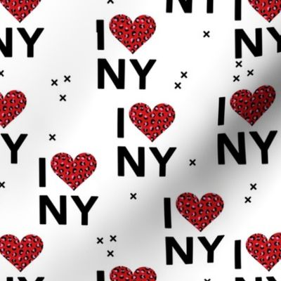 I love New York City romantic valentine travel leopard hearts pink red