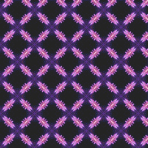 Starry Squares Diagonal Pattern Purple Pink