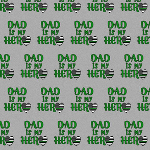 dad is my hero green line