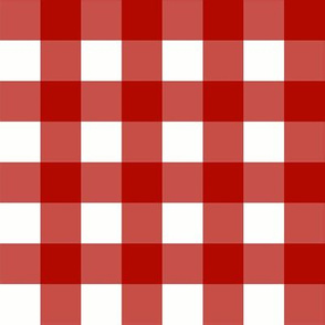 Red Checkered Fabric, Wallpaper and Home Decor | Spoonflower