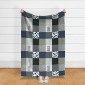 wild and wonderful boy cheater quilt 