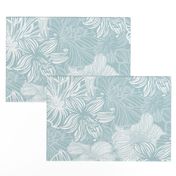 big malibu florals on linen