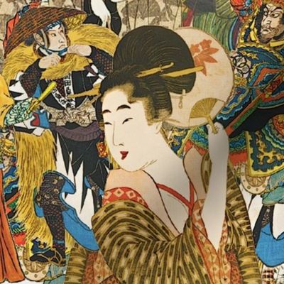 Vintage Asian Collage