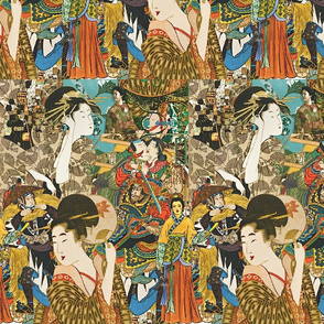 Vintage Asian Collage