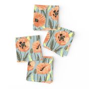 (MEDIUM) Orange Sunrise Poppies