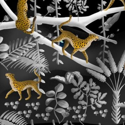 Jungle Illustrative Pattern Design