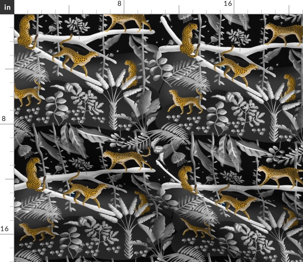 Jungle Illustrative Pattern Design