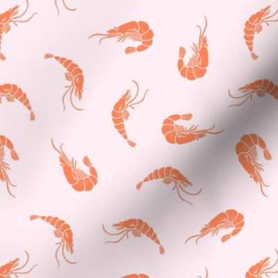 Pink shrimp pattern
