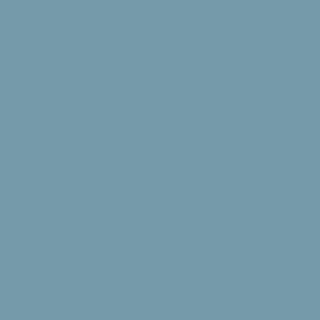 Dark Teal Blue Sea - Solid Plain