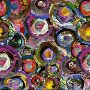 recycled paper circles