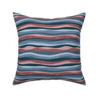 Small scale // Horizontal lines intersection  // white dark pink and blue stripes