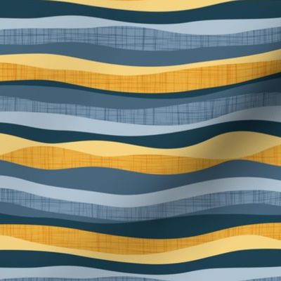 Small scale // Horizontal lines intersection  // white yellow and blue stripes