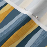 Small scale // Horizontal lines intersection  // white yellow and blue stripes