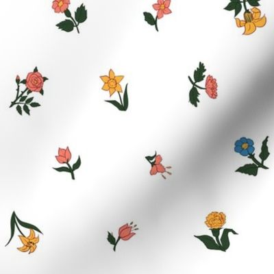 Heather's Floral Ditsy Colonial Fabric