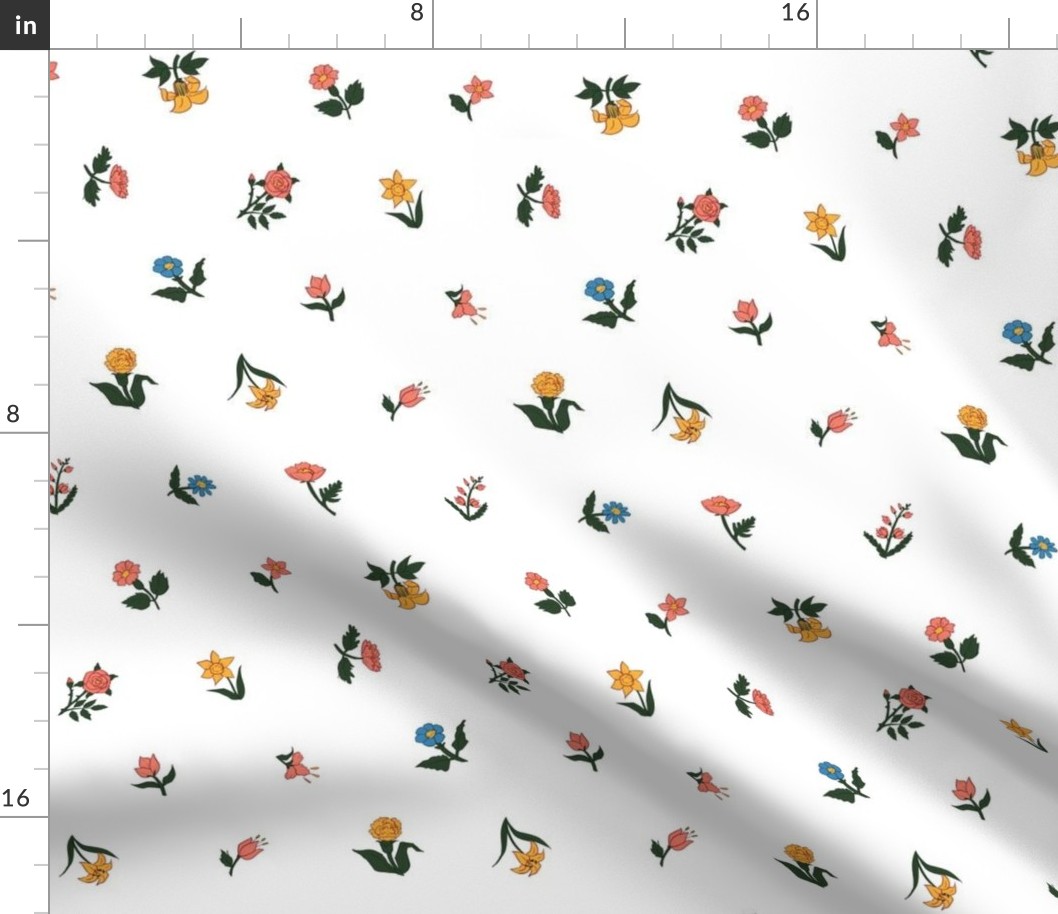 Heather's Floral Ditsy Colonial Fabric