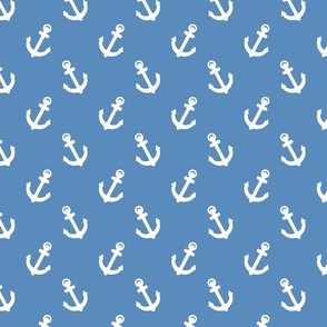 Anchors Dusky Blue