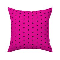 mini dots fabric - bright pink