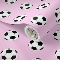 light pink soccer ball fabric