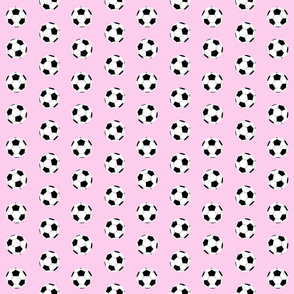 light pink soccer ball fabric