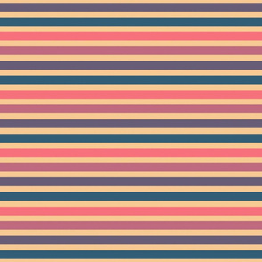 Sunset stripes - horizontal