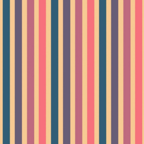 Sunset Stripes - Vertical