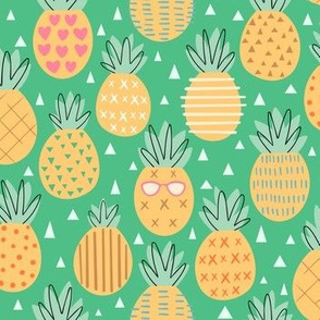 Pineapple Party - Green