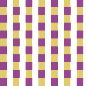 Gold and Purple Splatter Coordinating Check