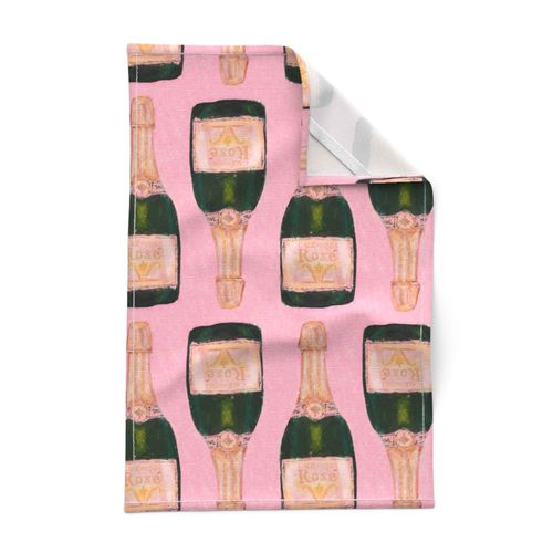 Pink rose champagne Big 11” bottles