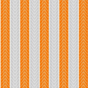 Bike Tread Orange Grey Small