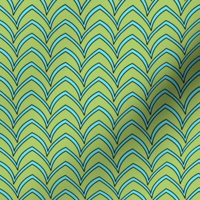 Flying Stripe  - Turquoise Celadon