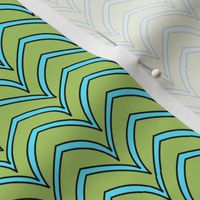 Flying Stripe  - Turquoise Celadon