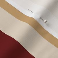Burgundy and Gold on Cream Splatter Coordinating Stripe