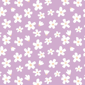 Medium // Daisy garden Orchid Bouquet lilac lavender floral